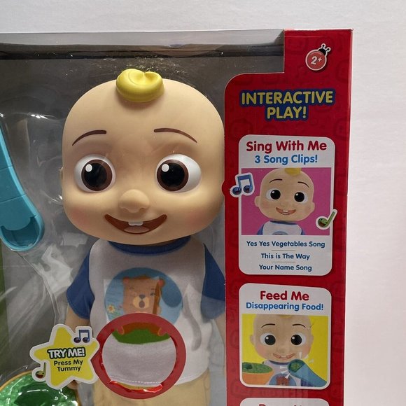 CoComelon Deluxe Interactive JJ Doll Sing Feed And Dress JJ - Picture 6 of 7